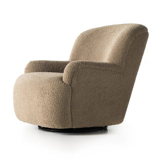 Kadon Swivel Chair - Sheepskin Camel