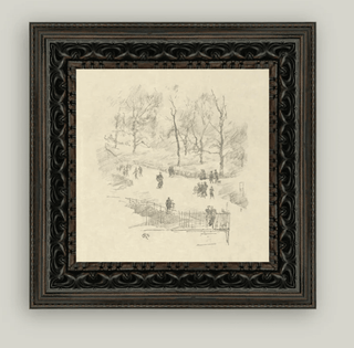 Kensington Gardens in Winter 6x6