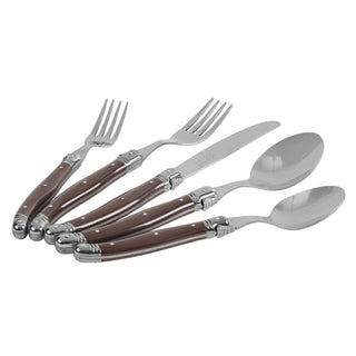 Laguiole 20-Piece Stainless Steel Flatware Set for 4