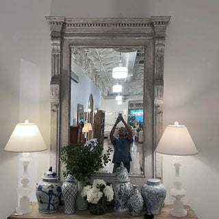 Antique Large Swedish Mirror - 1880