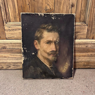 Antique Late 1800's Painting of a Gentleman from England