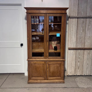 Late 19th‑Century French Glazed Display Cabinet