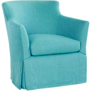 Lee Swivel Chair in August Sky Blue