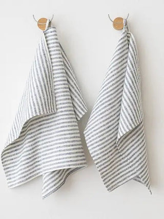 Linen Hand Towels - Brittany