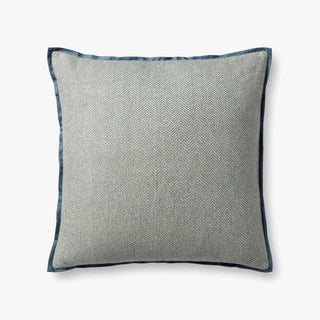 Loloi Blue Pillow - 22x22