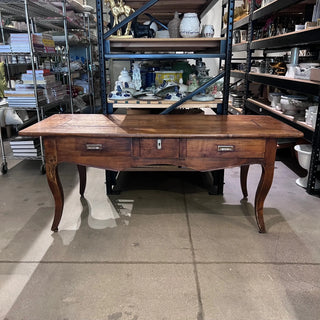 Antique Louis Phillipe Kitchen Table (Walnut) - 1890