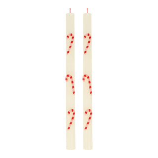 Candy Cane Table Candles