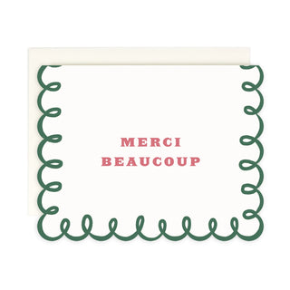Gift Shop Merci Beaucoup Greeting Card