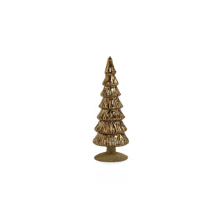 Miramonti Glass Tree on Gold Glitter Base - Gold