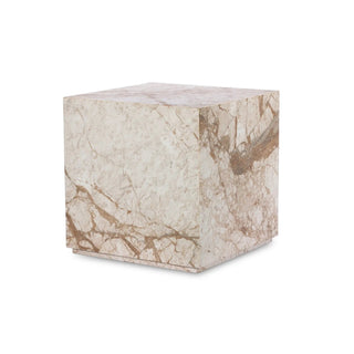 Modern Marble Plinth End Table