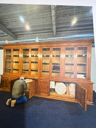 Monumental French Walnut Bibliotheque c.1890