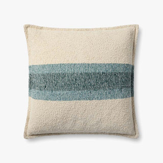 Natural /Blue Pillow 22"x22"