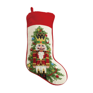 Nutcracker Needlepoint Stocking