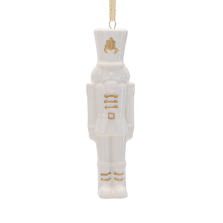 Nutcracker Ornament 4.25”H Porcelain