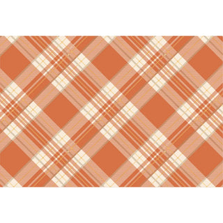 Orange Plaid Placemat