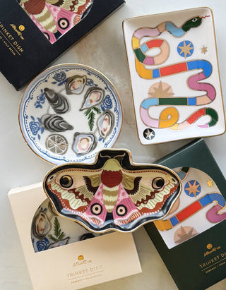Oysters Porcelain Trinket Dish
