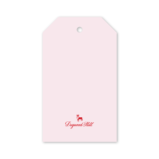 Pink Peppermint Candy Canes Gift Tags
