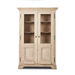 The "Please No More Doors" Cabinet-Natural 62.00"w x 18.00"d x 91.25"h