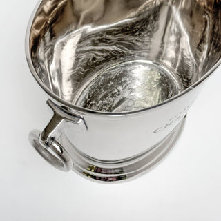 Polished Aluminum Champagne Bucket with Handles