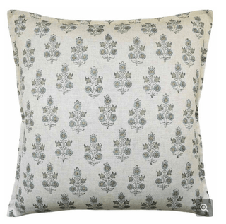 Poppy Sprig Pillow - 22x22"