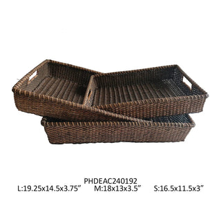 Rectangular Rattan Basket