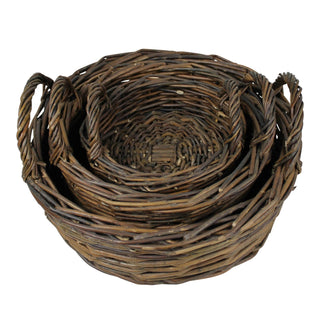 Round Baskets, Willow