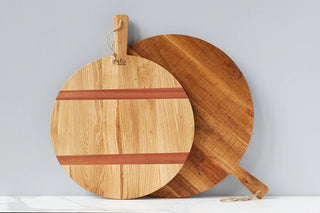 Round Oak Charcuterie Board , Medium