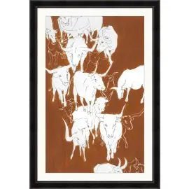 Rustic Cattle - 45"w x 65"h