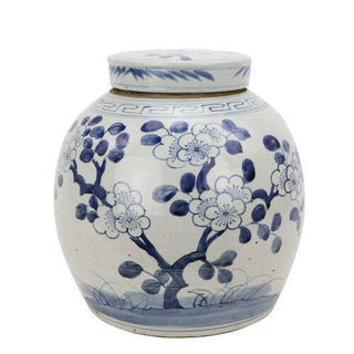 Vintage Plum Blossom Ming Jar