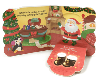 Kids & Baby Santa's Workshop Christmas Lift - a - Flap Board Book