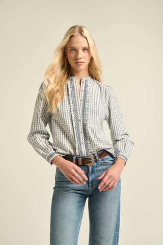 Sarah Blouse Navy: S
