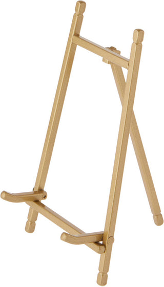 Satin Metal Easel 7"h Gold
