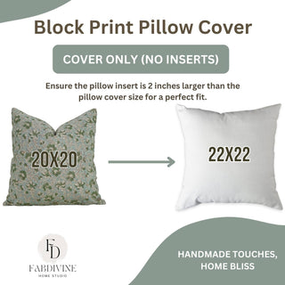 Saundarya Cotton Satin Pillow 22x22"
