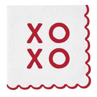 Scallop Edge Napkin - XOXO