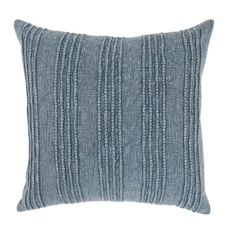 SLD Gratitude Sea Fog Blue Pillow 22x22