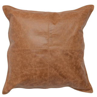 SLD Leather Pillow - Dumont Chestnut 22x22"
