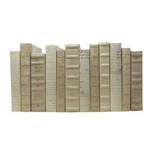 12 Vol. Tonal Mix of Decorative Books, 7.5"-9.5"