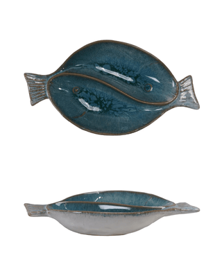 Stoneware Fish Shaped Dish