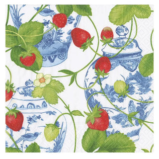 Strawberries & Cream - Guest Napkin