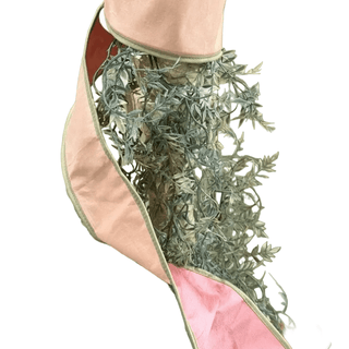 Tafetta DBL Dupion Piping Pink/Green
