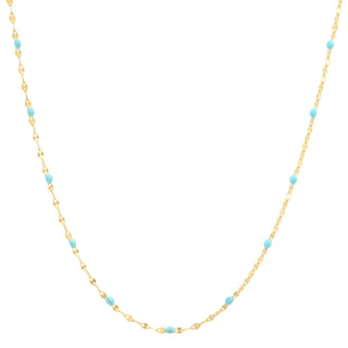 Gold Vermeil Sparkle Chain with Enamel Stations