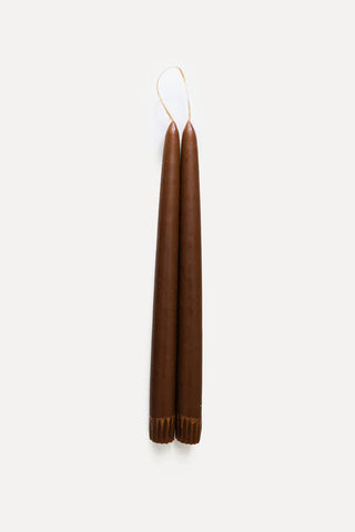 The Hand-Dipped Taper Candle: Burgundy / 11 in.