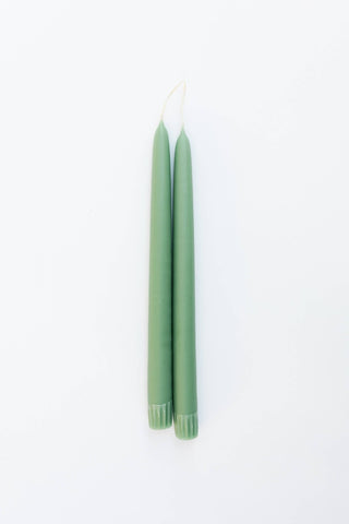 The Hand-Dipped Taper Candle: Evergreen / 11 in.