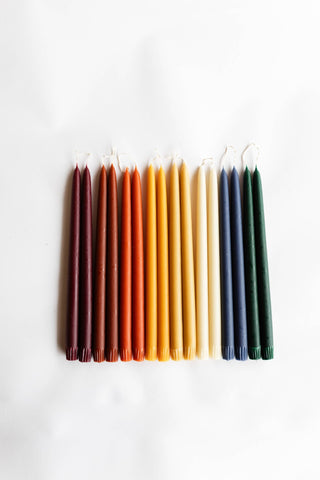 The Hand-Dipped Taper Candle: Evergreen / 11 in.