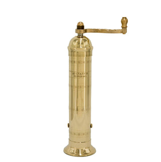 The Original Greek Pepper Mill 8" Brass
