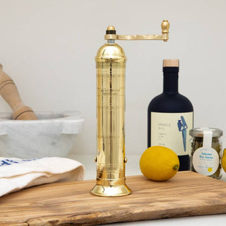The Original Greek Pepper Mill 8" Brass