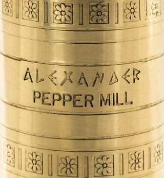 The Original Greek Pepper Mill 8" Brass