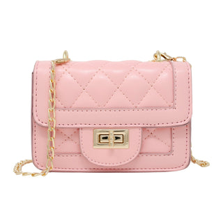 Gift Shop Tiny Classic Quilted Mini Pink Purse