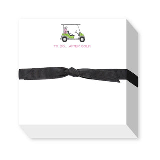 TO DO AFTER GOLF CHUBBIE NOTEPAD (GOLF CART)