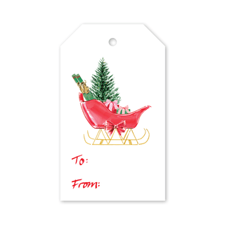 Toast of the East Coast Sleigh Gift Tags